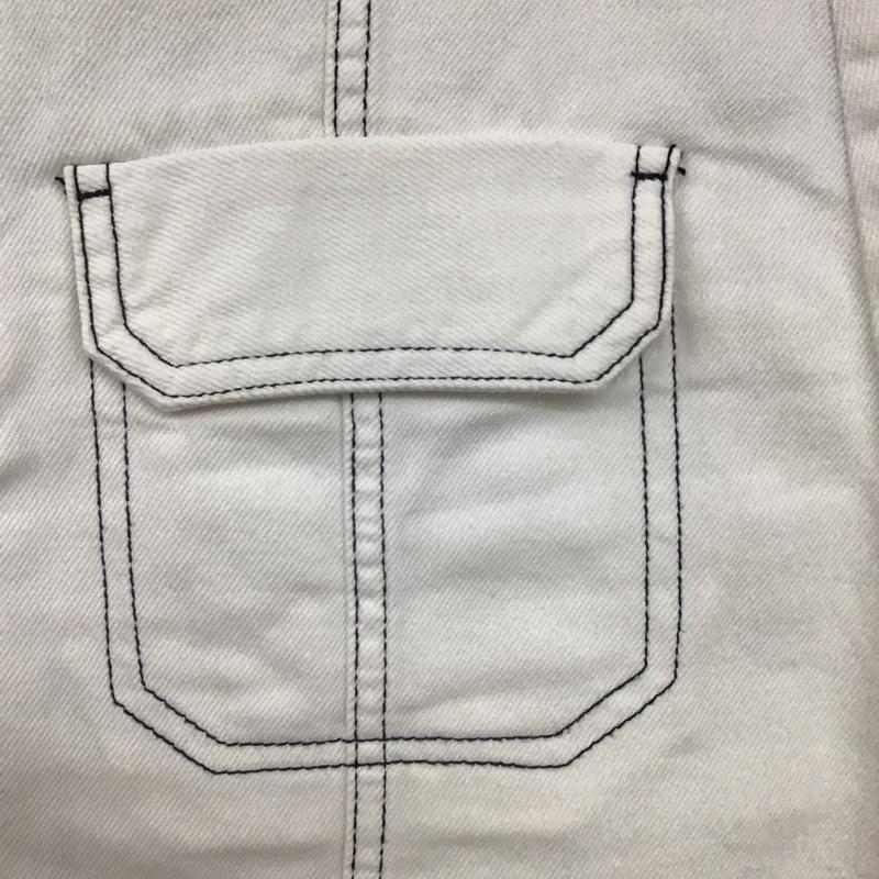 ザラ ZARA スカート ミニスカート M 無地 白 / ホワイト /  レディース USED 古着 中古 10133635
