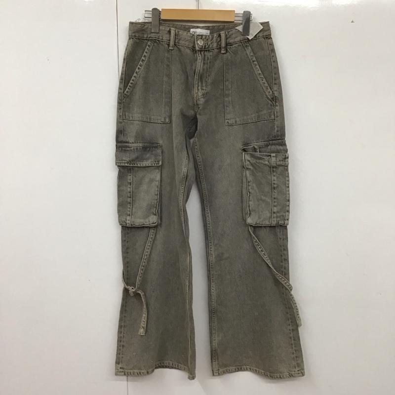 ザラ ZARA パンツ デニム、ジーンズ ワークパンツ カーゴパンツ 38 無地 マルチカラー / マルチカラー / レディース USED 古着 中古 10129441