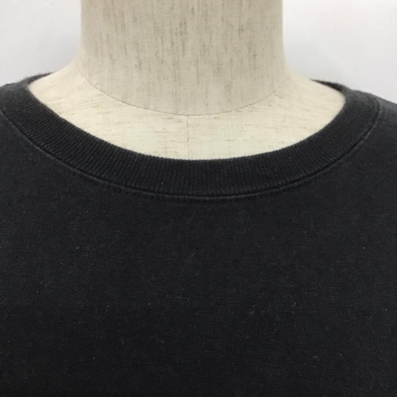 カーハート Carhartt カットソー 長袖 長袖カットソー クルーネックカットソー ロングスリーブカットソー 無地Tシャツ L ロゴ、文字 黒 / ブラック / メンズ USED 古着 中古 10107688