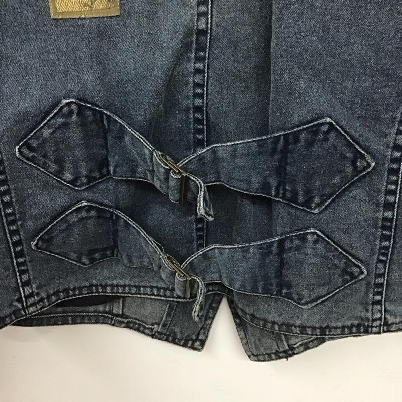 アルマーニジーンズ ARMANI JEANS ジャケット、上着 ジャケット、ブレザー デニムジャケット 46 青 / ブルー / レディース USED 古着 中古 10139154