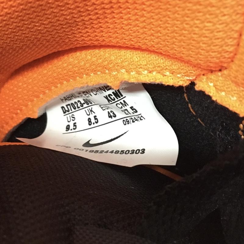 ナイキ NIKE スニーカー スニーカー DJ7023-991 DUNK HIGH BY YOU 27.5cm 箱有 27.5cm ロゴ、文字 黒 / ブラック / X 白 / ホワイト / X 橙 / オレンジ / メンズ USED 古着 中古 10111971