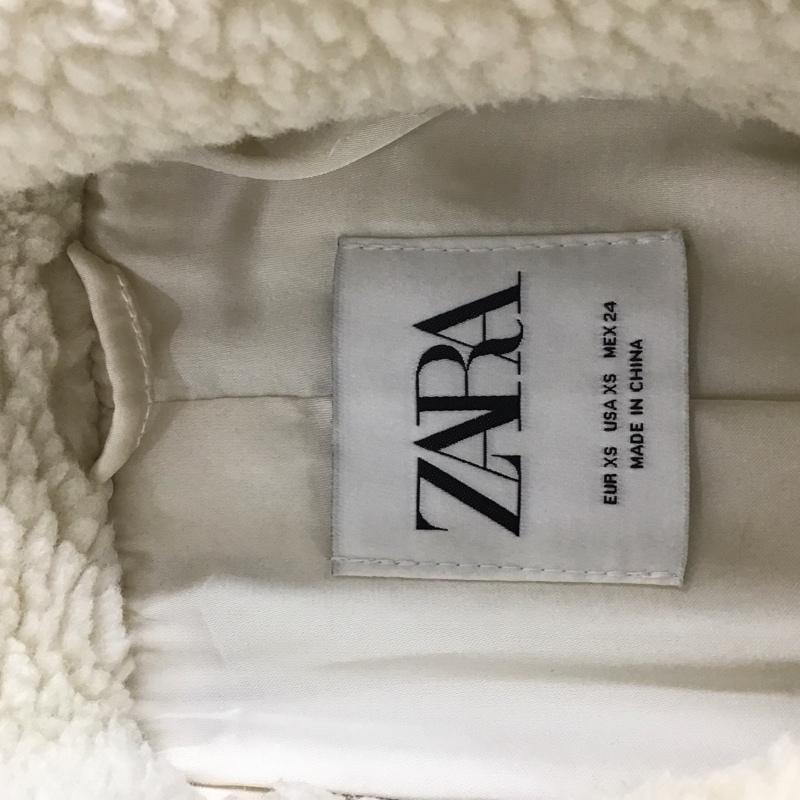 ザラ ZARA コート コート一般 XS 無地 オフホワイト / オフホワイト / レディース USED 古着 中古 10110507