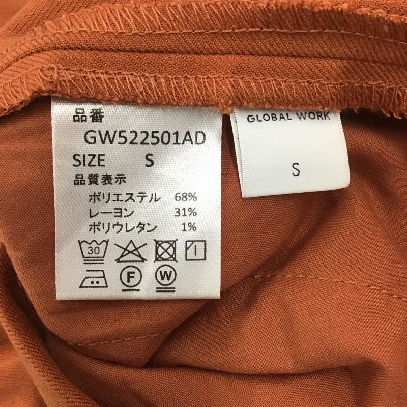 グローバルワーク GLOBAL WORK パンツ スラックス S 無地 茶 / ブラウン / レディース USED 古着 中古 10112522