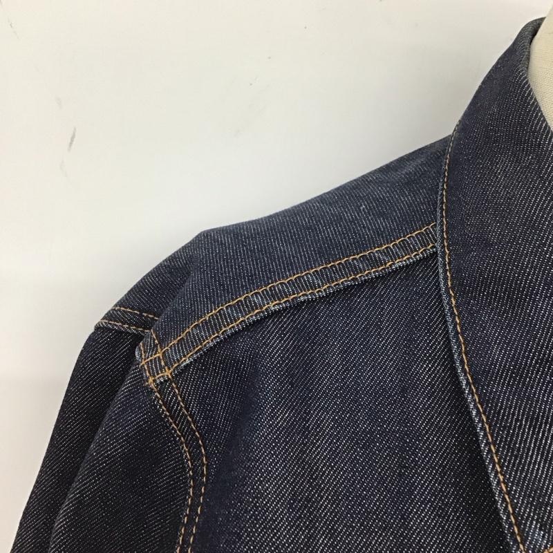 リーバイスレッドタブ Levi s RED TAB ジャケット、上着 ジャケット、ブレザー pcl01j-33221l Gジャン デニムジャケット アウター カジュアルジャケット S 無地 インディゴ / インディゴ / レディース USED 古着 中古 10109230