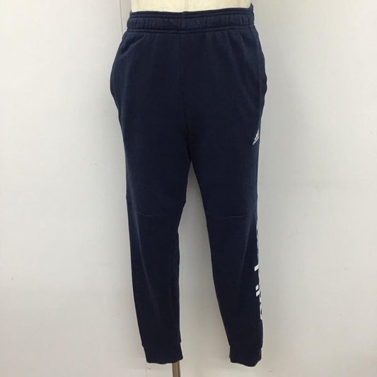 アディダス adidas ボトムス ボトムス CF1344 テーパードパンツ スウェットパンツ M ロゴ、文字 紺 / ネイビー /  メンズ USED 古着 中古 10123289