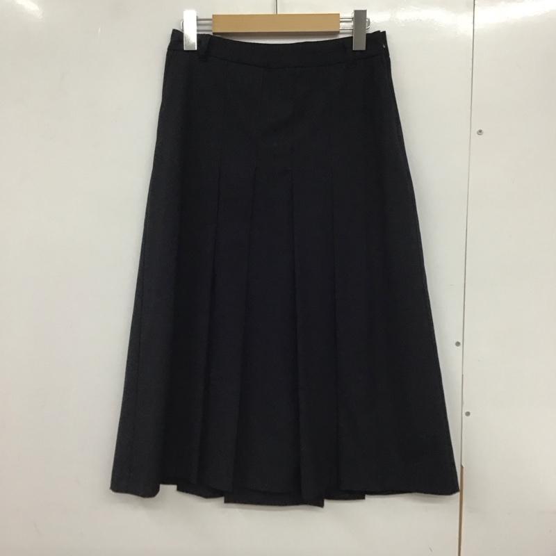 ザラ ZARA スカート ひざ丈スカート XS 無地 黒 / ブラック /  レディース USED 古着 中古 10131876