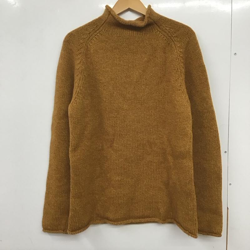 ジェイクルー J.CREW ニット、セーター 長袖 長袖ニットカットソー タートルネック セーター M 無地 橙 / オレンジ / メンズ USED 古着 中古 10135907