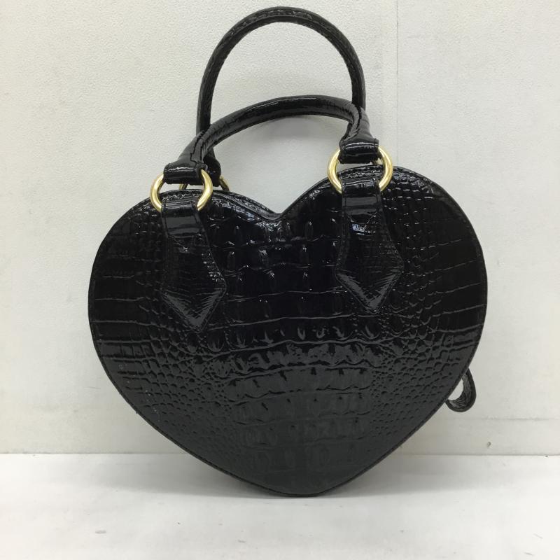 ヴィヴィアンウエストウッド Vivienne Westwood ハンドバッグ ハンドバッグ vivienne westwood×ANGLOMANIA ロゴ、文字 X 黒 / ブラック / X 金 / ゴールド / レディース USED 古着 中古 10129681