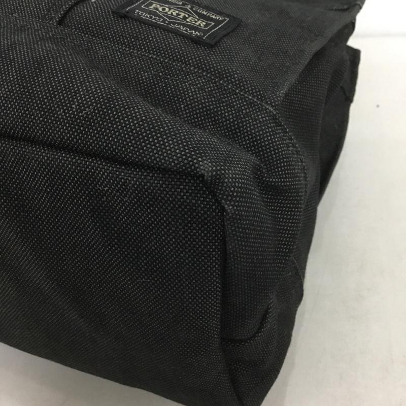 ポーター PORTER ハンドバッグ ハンドバッグ スモーキー ロゴ、文字 黒 / ブラック / メンズ USED 古着 中古 10139104