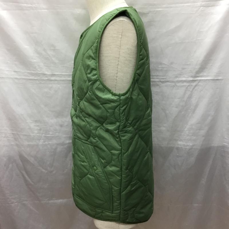 チャンピオン Champion ベスト ベスト C3-U603 WAVE QUILTING VEST キルティングベスト タグ付き XL 無地 カーキ / カーキ / メンズ USED 古着 中古 10121234
