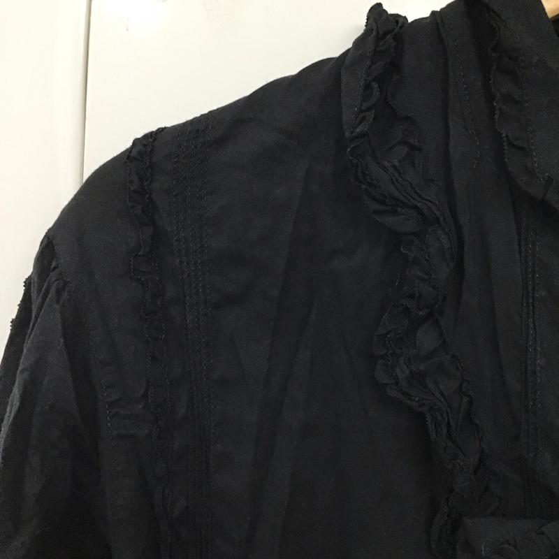 ピンクハウス PINK HOUSE シャツ、ブラウス 長袖 無地 黒 / ブラック / レディース USED 古着 中古 10131795