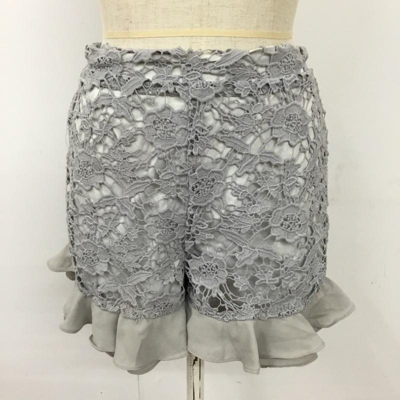 ダズリン dazzlin セットアップ セットアップ 021610401301 ノースリーブカットソー ショートパンツ 総レース M レース柄 灰 / グレー / レディース USED 古着 中古 10118573