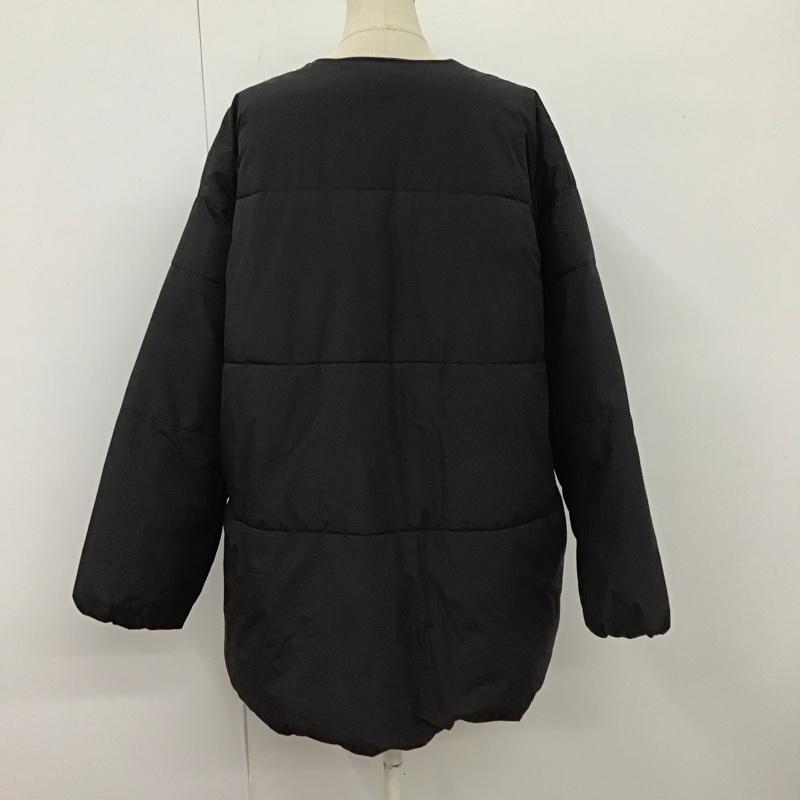 アダムエロペ ADAM ET ROPE ジャケット、上着 ジャケット、ブレザー GAL-50580-B テントシルエットダウンライク中綿ジャケット FREE 無地 黒 / ブラック / レディース USED 古着 中古 10109602
