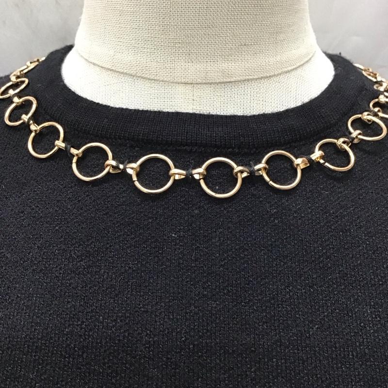 ザラ ZARA カットソー 半袖 半袖ニット S 無地 黒 / ブラック / レディース USED 古着 中古 10118448