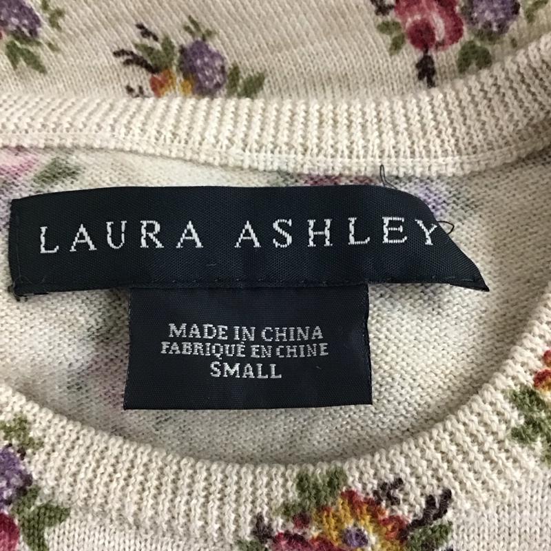 ローラ アシュレイ LAURA ASHLEY カットソー 半袖 半袖カットソー ニットTシャツ クルーネックカットソー 総柄 S 総柄 マルチカラー / マルチカラー / レディース USED 古着 中古 10122410