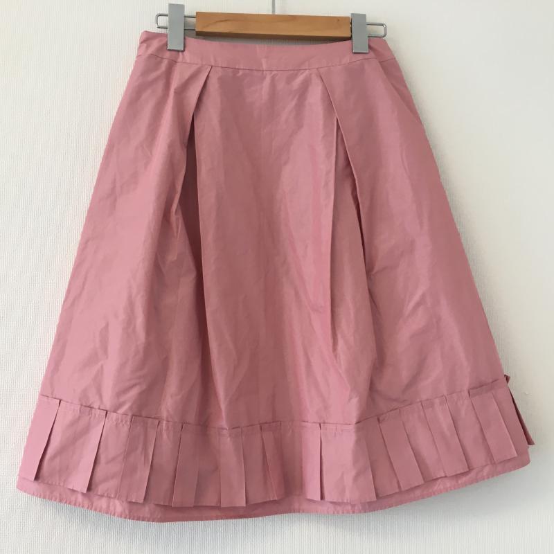 トゥー ビー シック TO BE CHIC スカート ひざ丈スカート 40 無地 桃 / ピンク / レディース USED 古着 中古 10008757