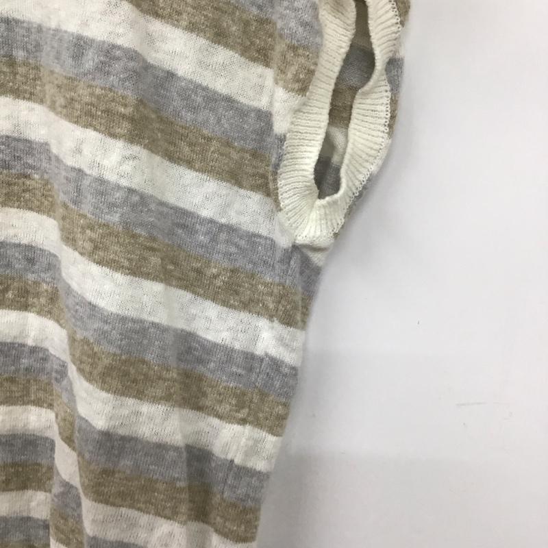 セオリー theory カットソー 半袖 S ボーダー柄 マルチカラー / マルチカラー / レディース USED 古着 中古 10129663