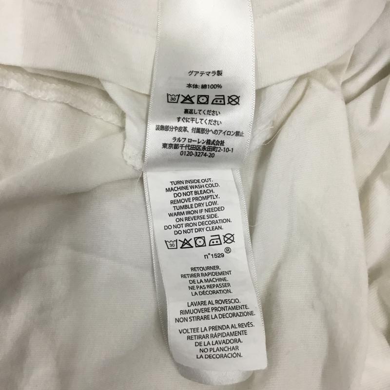 ポロラルフローレン POLO RALPH LAUREN Tシャツ 半袖 ポロベア 2XL プリント 白 / ホワイト / メンズ USED 古着 中古 10118958