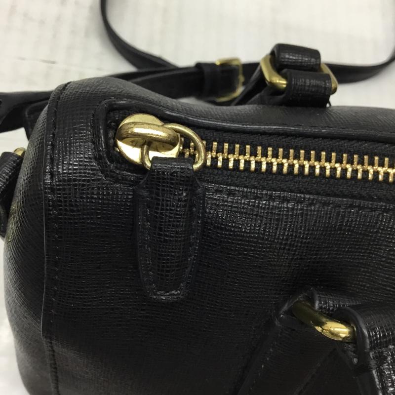 コーチ COACH ハンドバッグ ハンドバッグ 49392 2WAY ショルダー ロゴ、文字 黒 / ブラック / レディース USED 古着 中古 10115583