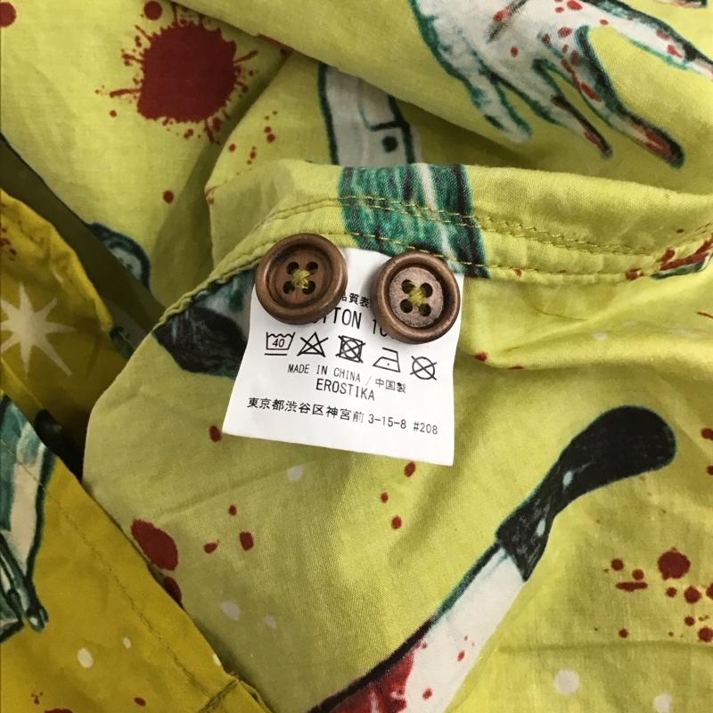エロスティカ EROSTiKA シャツ、ブラウス 半袖 半袖シャツ プリントシャツ ポケットシャツ XL プリント マルチカラー / マルチカラー / メンズ USED 古着 中古 10130097