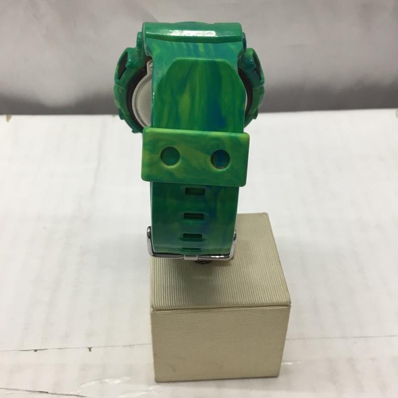 ジーショック G-SHOCK 腕時計 アナログ(クォーツ式) GAX-100MB デジタル マーブル ロゴ、文字 緑 / グリーン / メンズ USED 古着 中古 10113738