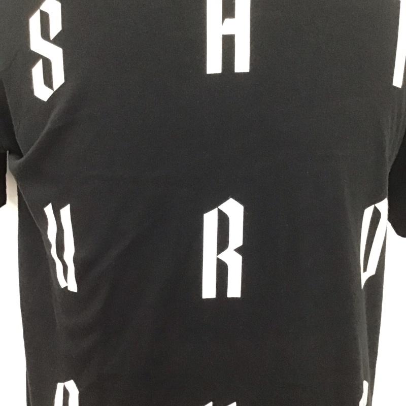 サタデーズサーフニューヨークシティー SATURDAYS SURF NYC Tシャツ 半袖 半袖カットソー プリントTシャツ クルーネックカットソー M ロゴ、文字 黒 / ブラック /  メンズ USED 古着 中古 10113152