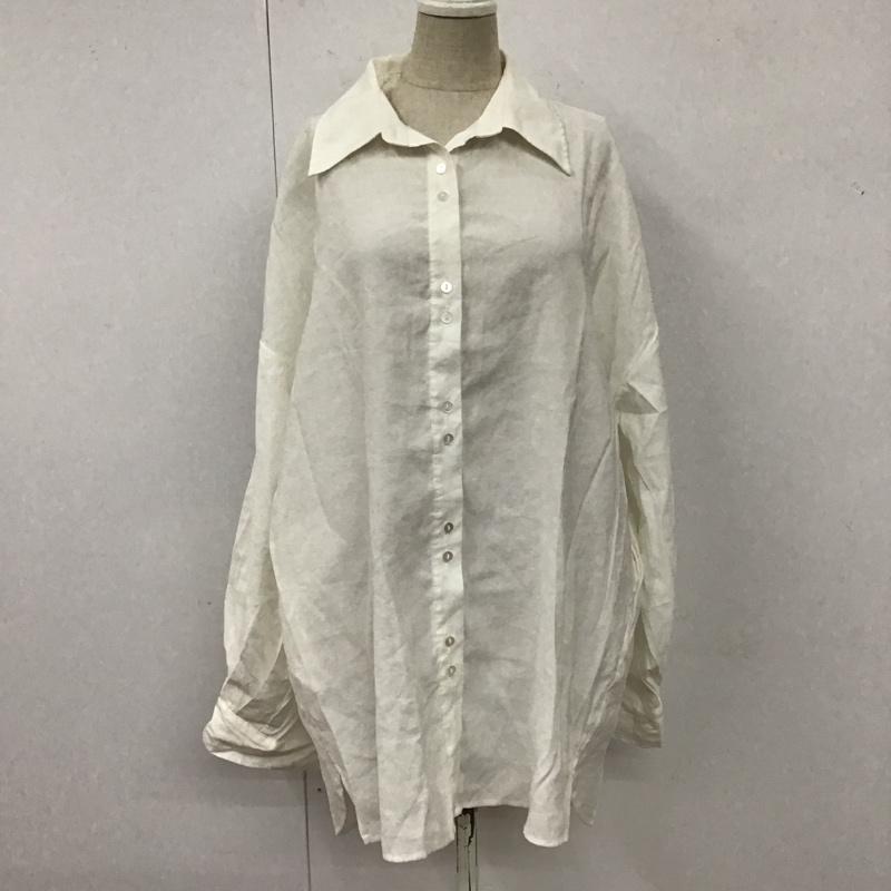 ヘザー Heather シャツ、ブラウス 長袖 HE066076TS ロング丈 FREE 無地 白 / ホワイト / レディース USED 古着 中古 10112247