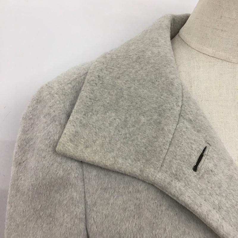 バーバリーロンドン Burberry London コート コート一般 コート カラージャケット アウター アンゴラコート 40 無地 灰 / グレー / レディース USED 古着 中古 10107382