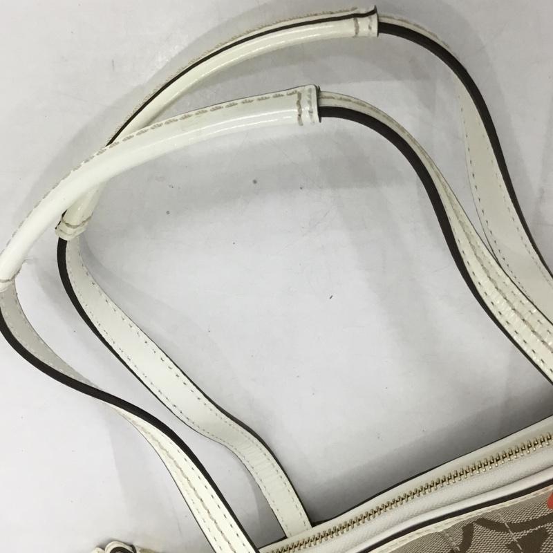 コーチ COACH トートバッグ トートバッグ 12429 シグネチャー 総柄 白 / ホワイト / X ベージュ / ベージュ / レディース USED 古着 中古 10131864