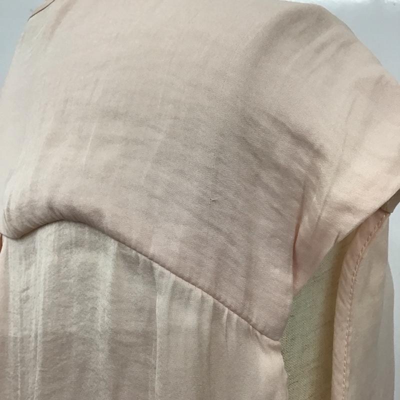 ザラ ZARA TRAFALUC トップス トップス ノースリーブ Vネック 前開き S 無地 桃 / ピンク / レディース USED 古着 中古 10114086