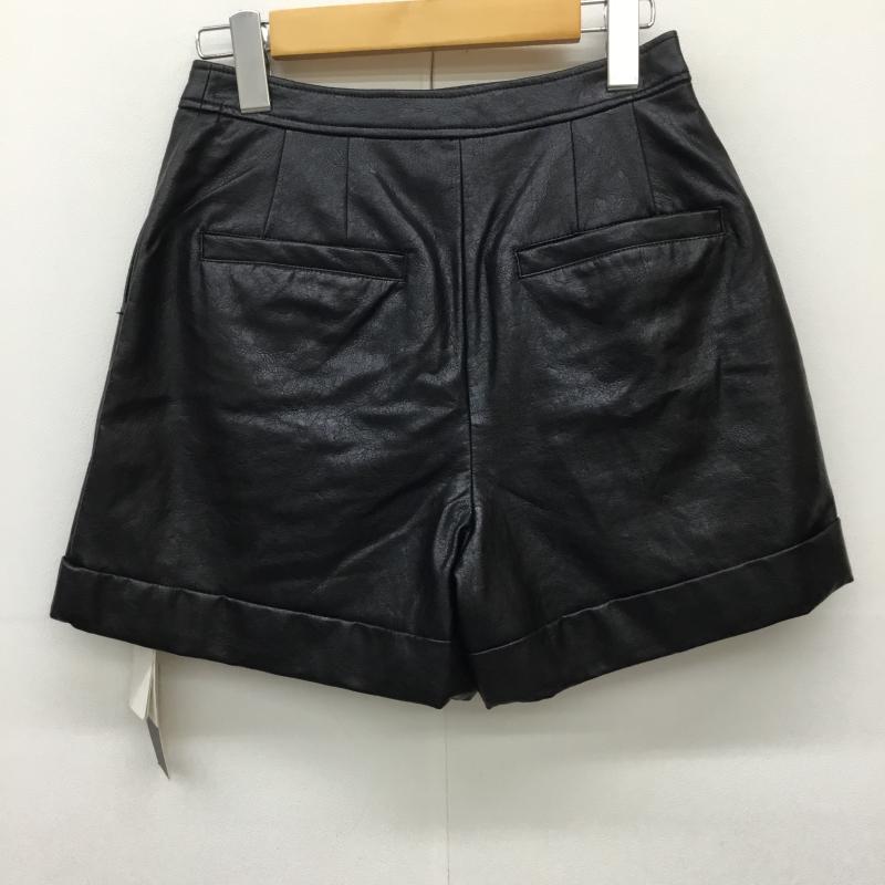 リリー ブラウン Lily Brown パンツ ショートパンツ 1 無地 黒 / ブラック / レディース USED 古着 中古 10138073