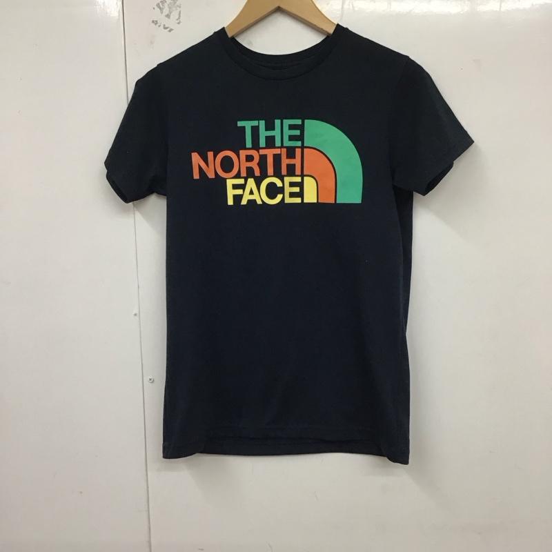 ザノースフェイス THE NORTH FACE Tシャツ 半袖 NTW31601 M ロゴ、文字 紺 / ネイビー / レディース USED 古着 中古 10129502