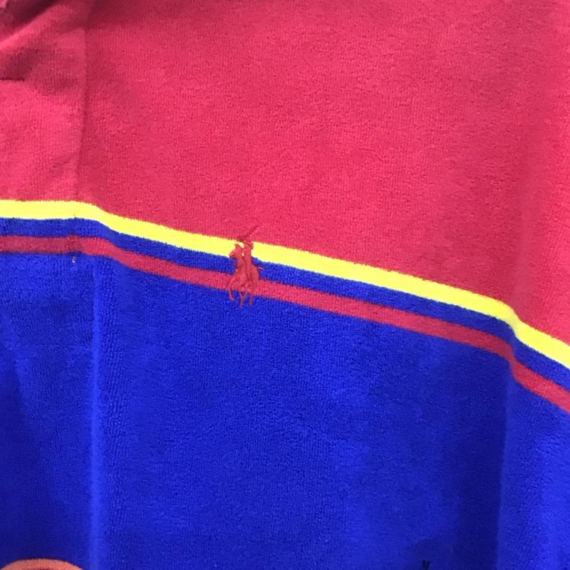ポロラルフローレン POLO RALPH LAUREN ポロシャツ 長袖 長袖カットソー ポロシャツ ボーダーカットソー M ボーダー柄 マルチカラー / マルチカラー / メンズ USED 古着 中古 10107355
