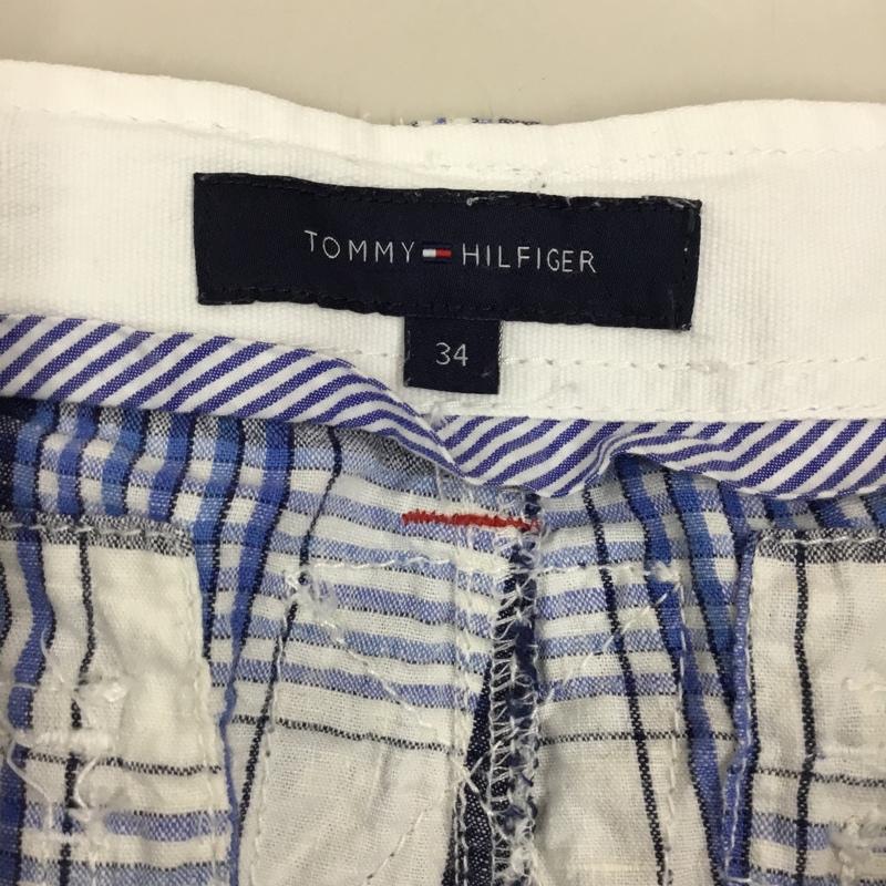 トミーヒルフィガー TOMMY HILFIGER パンツ ショートパンツ ショートパンツ ハーフパンツ カジュアルパンツ チェックパンツ 34 チェック マルチカラー / マルチカラー /  メンズ USED 古着 中古 10122896