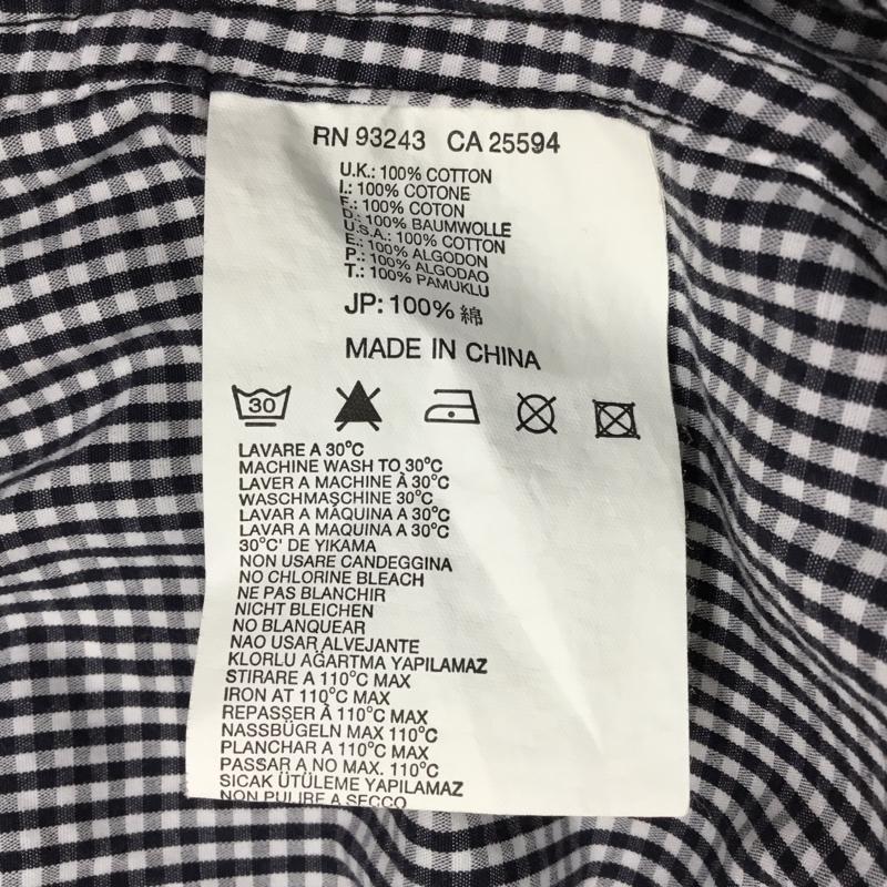 ディーゼル DIESEL シャツ、ブラウス 長袖 長袖シャツ カラーシャツ ポケットシャツ 長袖カットソー チェックシャツ S チェック 白 / ホワイト / X 黒 / ブラック / メンズ USED 古着 中古 10117723