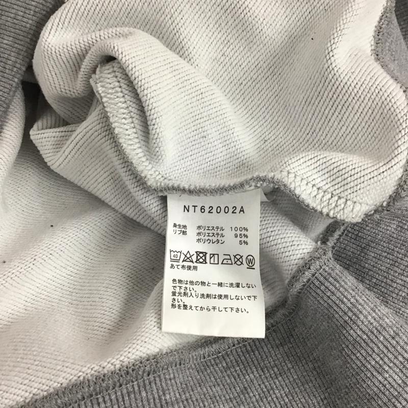 ザノースフェイス THE NORTH FACE パーカー 長袖 nt62002a パーカー プルオーバーパーカー L ロゴ、文字 灰 / グレー / メンズ USED 古着 中古 10144224