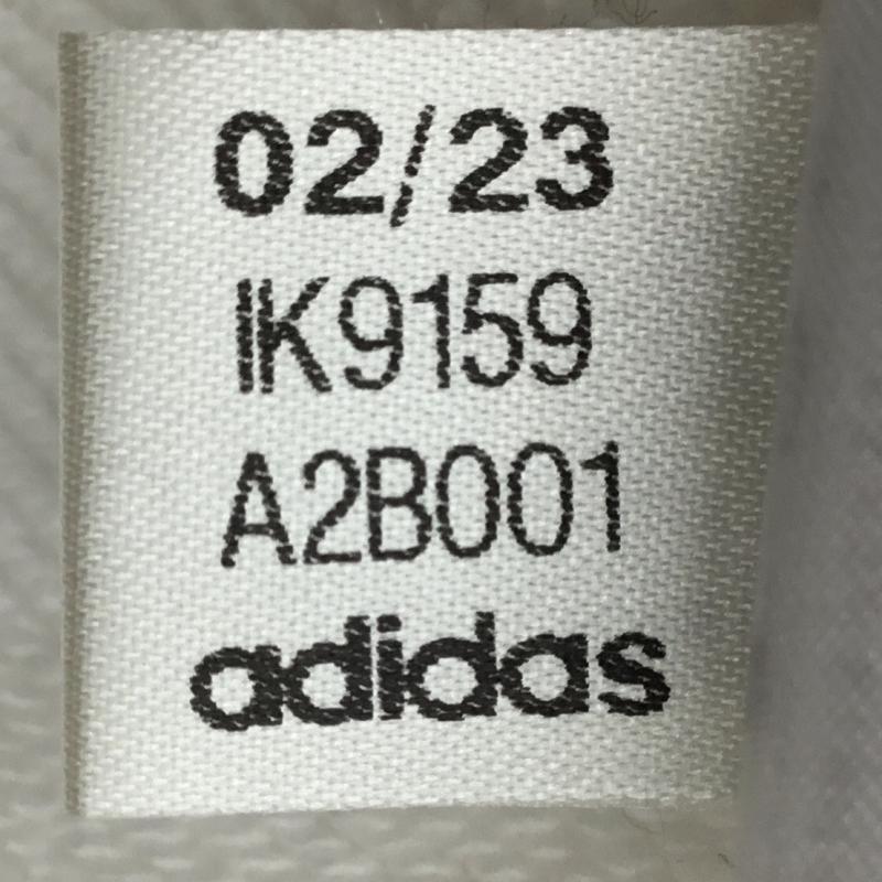 アディダス adidas トレーナー 長袖 IK9159 L ロゴ、文字 白 / ホワイト / X 黒 / ブラック / メンズ USED 古着 中古 10143951