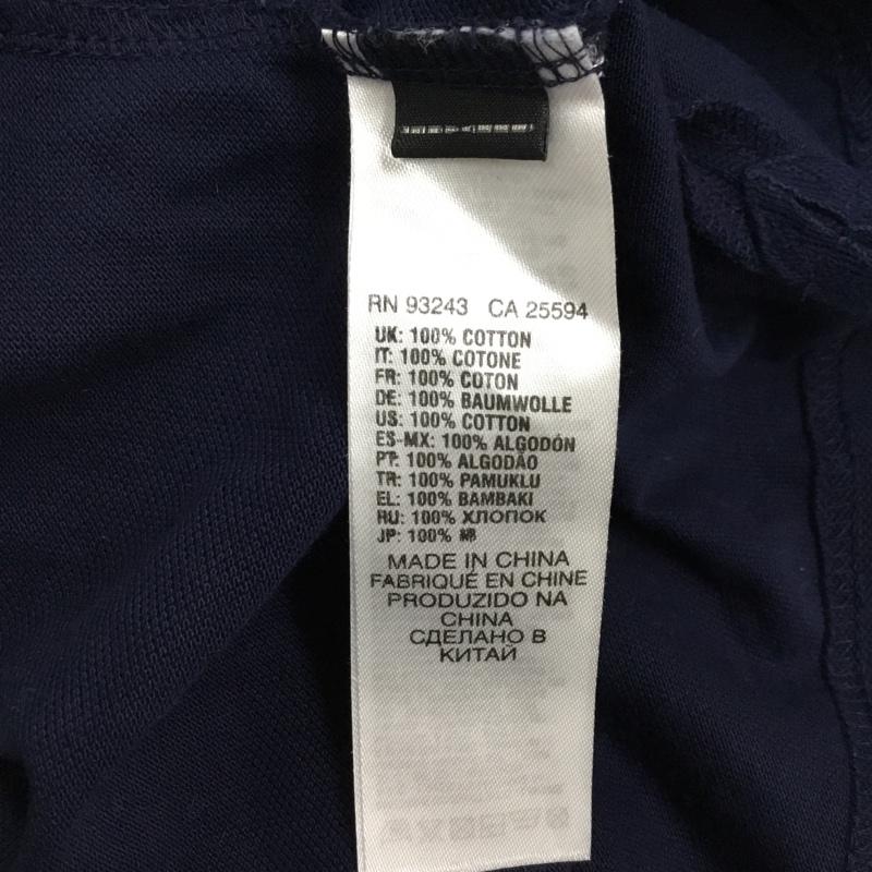 ディーゼル DIESEL ポロシャツ 半袖 半袖ポロシャツ カラーシャツ 半袖カットソー XL ロゴ、文字 紺 / ネイビー / メンズ USED 古着 中古 10118706