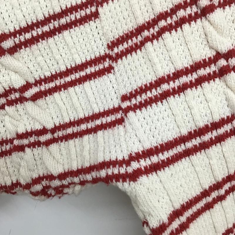 ザラ ZARA ニット、セーター 長袖 L ボーダー柄 マルチカラー / マルチカラー / レディース USED 古着 中古 10134272