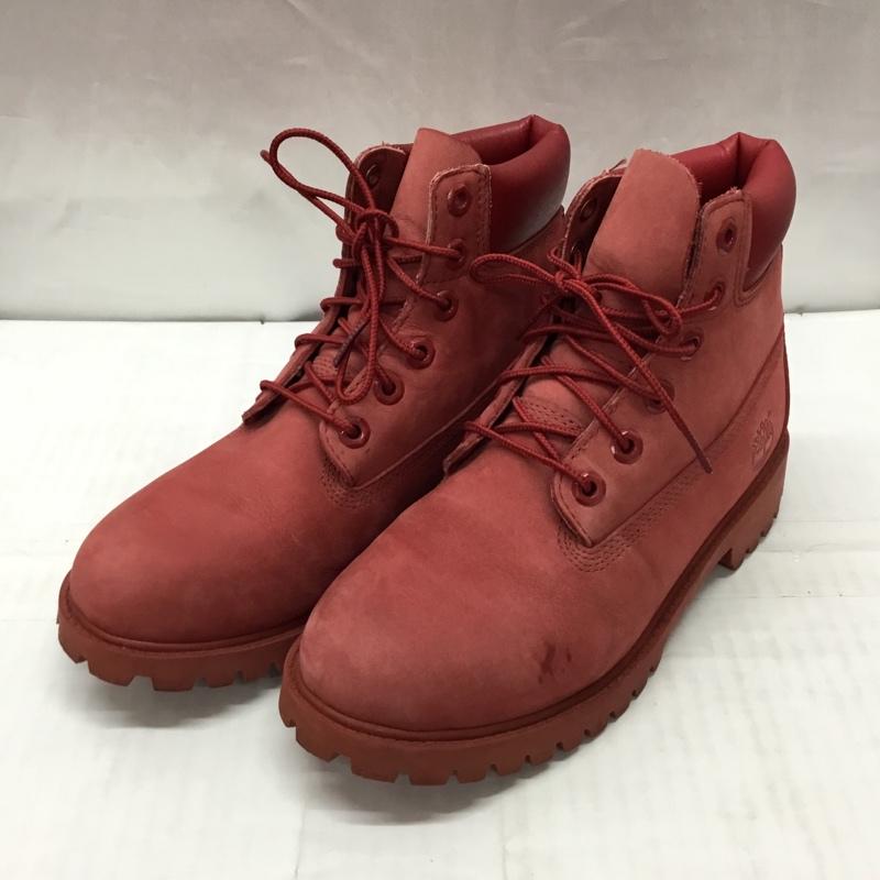 ティンバーランド Timberland ブーツ ショートブーツ A14X2 WS 6 IN PREMIUM BOOT 23cm 23.0cm ワンポイント 赤 / レッド / レディース USED 古着 中古 10118669
