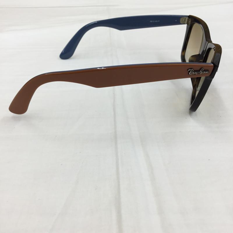 レイバン Ray-Ban めがね・サングラス サングラス RB2140-F WAYFARER ロゴ、文字 黒 / ブラック / X 青 / ブルー / X 茶 / ブラウン / メンズ USED 古着 中古 10136406
