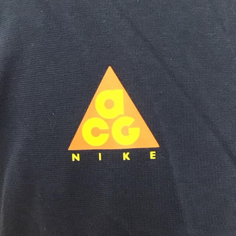 ナイキ エィシージー NIKE ACG Tシャツ 半袖 ao4643-451 半袖カットソー プリントTシャツ スポーツウェア L ロゴ、文字 紺 / ネイビー / メンズ USED 古着 中古 10112087