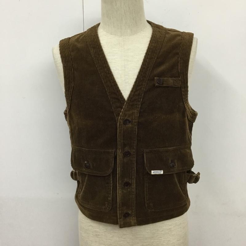 ラングラー Wrangler ベスト ベスト ベスト コーデュロイベスト 古着 ノースリーブカットソー M 無地 茶 / ブラウン / メンズ USED 古着 中古 10110051