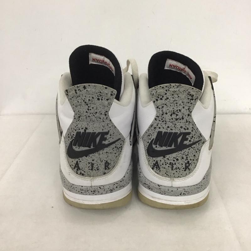 ナイキ NIKE スニーカー スニーカー 840606-192 AIR JORDAN 4 RETRO OG 29cm 箱有 29.0cm ロゴ、文字 白 / ホワイト / X 灰 / グレー / X 黒 / ブラック / メンズ USED 古着 中古 10141042
