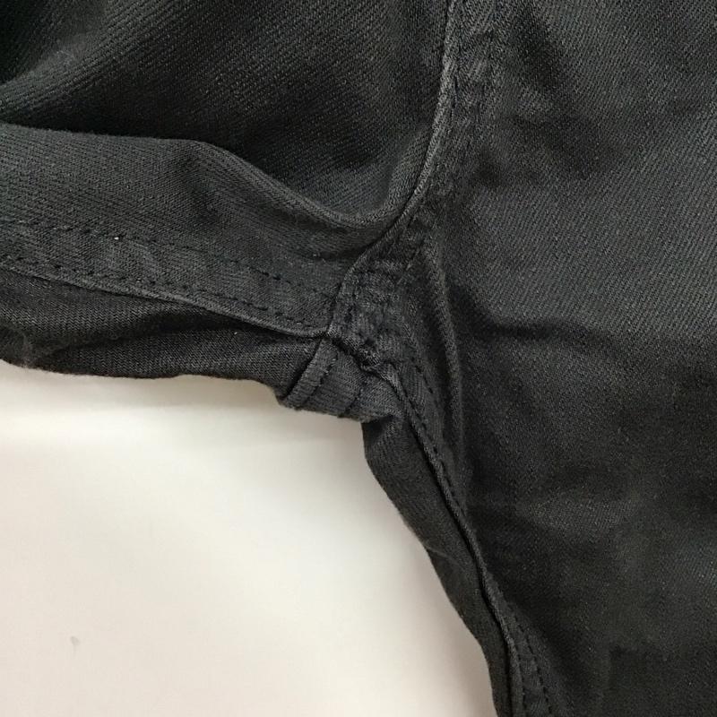 リーバイストラウスアンドコー Levi Strauss & co. パンツ デニム、ジーンズ デニムパンツ ワイドパンツ カジュアルパンツ ストレッチパンツ 36 無地 黒 / ブラック / メンズ USED 古着 中古 10130038