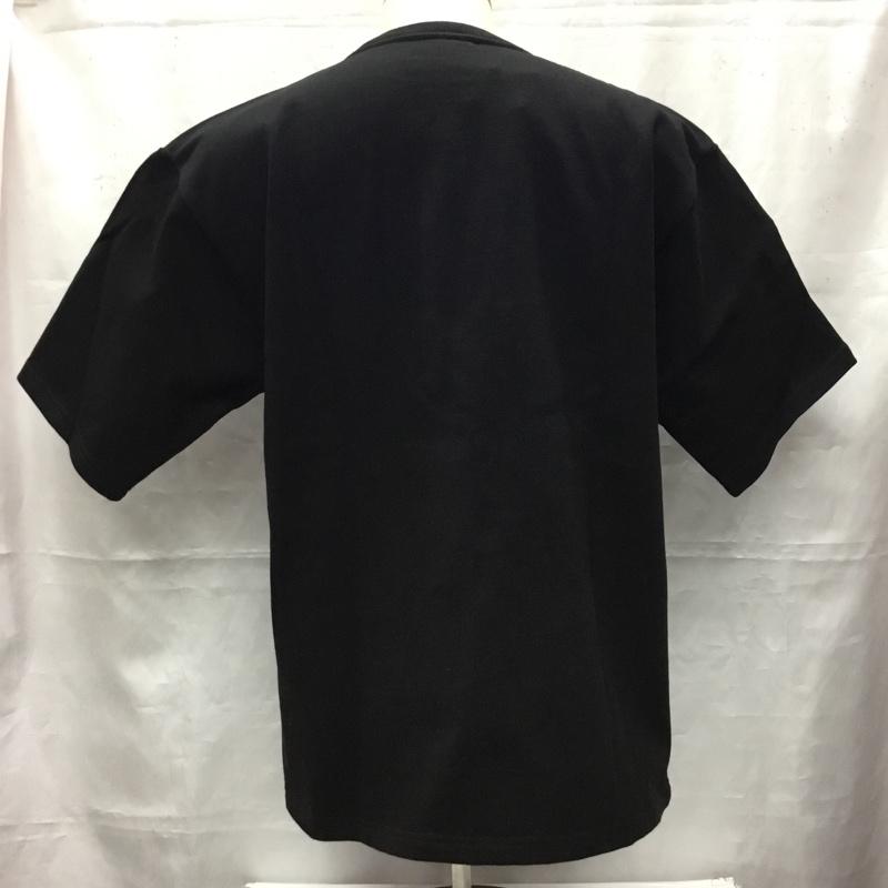 エフエイティー FAT Tシャツ 半袖 半袖カットソー 無地Tシャツ クルーネックカットソー 無地 黒 / ブラック / メンズ USED 古着 中古 10106469