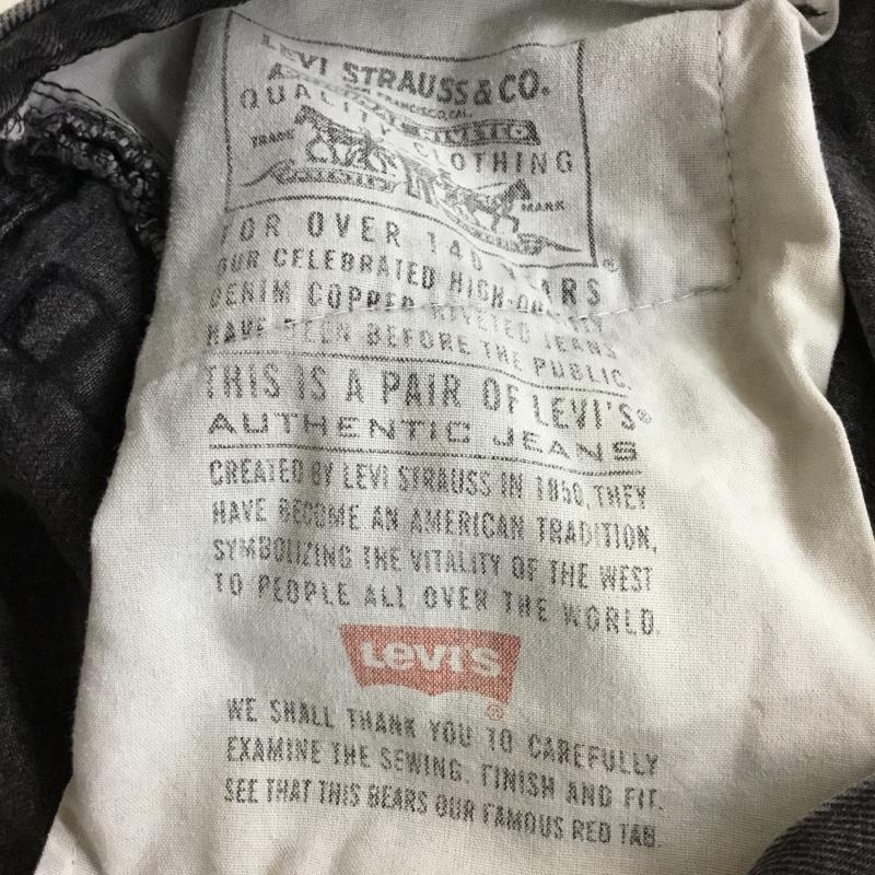 リーバイストラウスアンドコー Levi Strauss & co. パンツ デニム、ジーンズ デニムパンツ スリムパンツ ジーンズ 32インチ 無地 黒 / ブラック / レディース USED 古着 中古 10118619