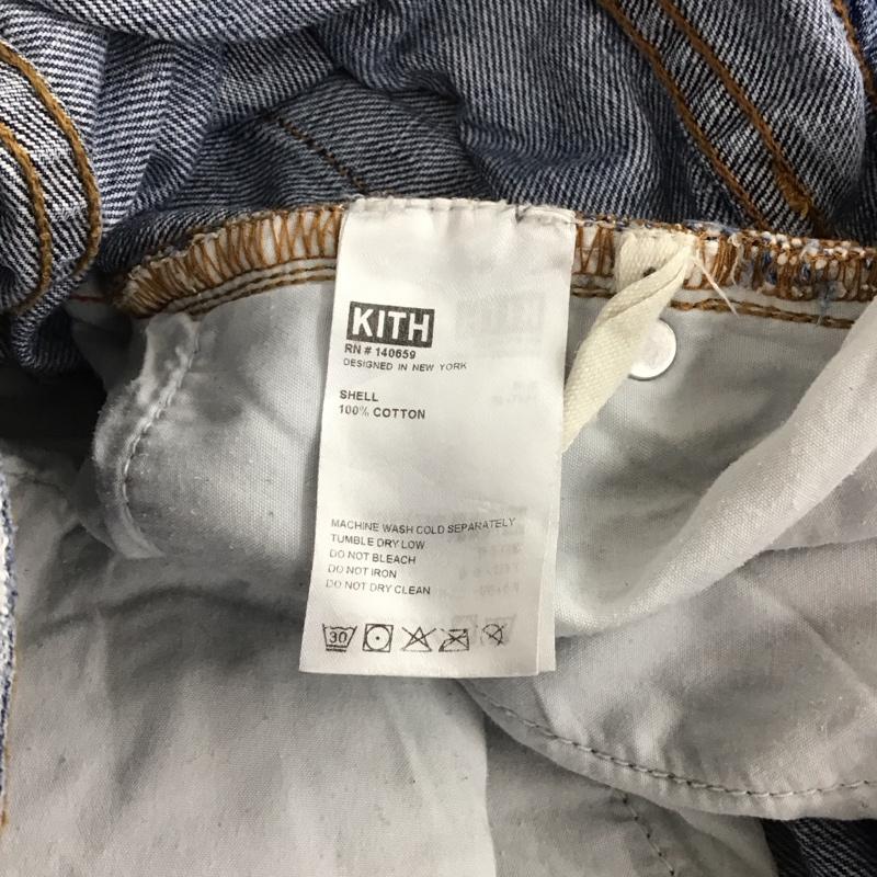 キス KITH パンツ デニム、ジーンズ デニムパンツ スリムパンツ カジュアルパンツ 30インチ 無地 インディゴ / インディゴ / メンズ USED 古着 中古 10135836