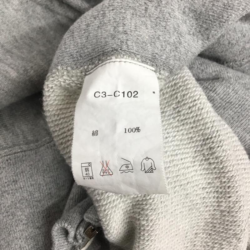 チャンピオン Champion パーカー 長袖 c3-c102 長袖パーカー リバースウィーブジップスウエットパーカー L 無地 灰 / グレー / メンズ USED 古着 中古 10134580