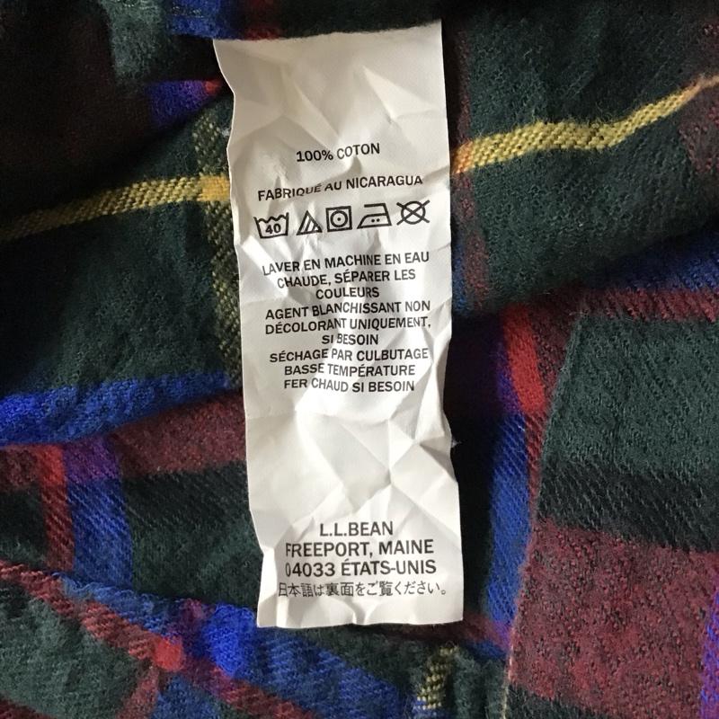 エルエルビーン L.L.Bean シャツ、ブラウス 長袖 長袖シャツ カラーシャツ ポケットシャツ 長袖カットソー チェックシャツ XL チェック マルチカラー / マルチカラー / メンズ USED 古着 中古 10118283